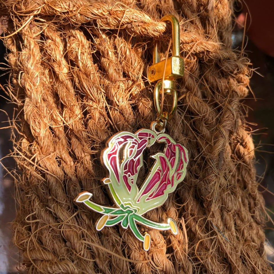 Flame Lily Keychain