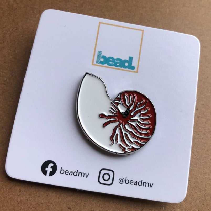 The Nautilus Enamel Pin