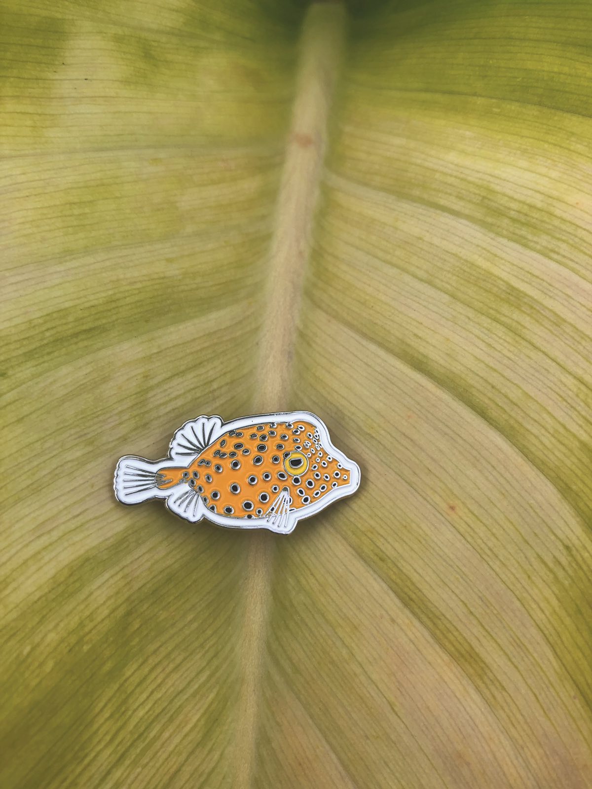 “Gonu” the Yellow Boxfish Enamel Pin